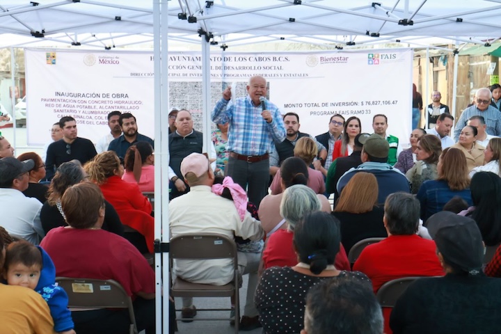 El bienestar llega a más colonias de Los Cabos: VMCC