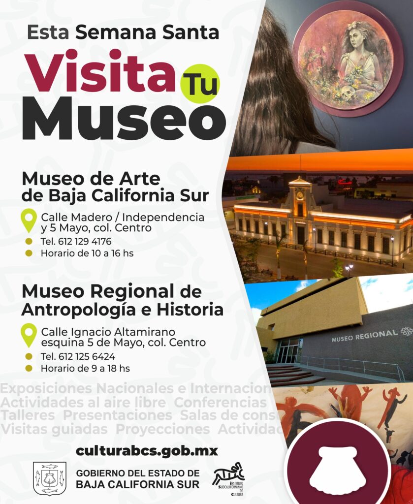 Invita ISC a visitar durante Semana Santa los museos de la ciudad de La Paz