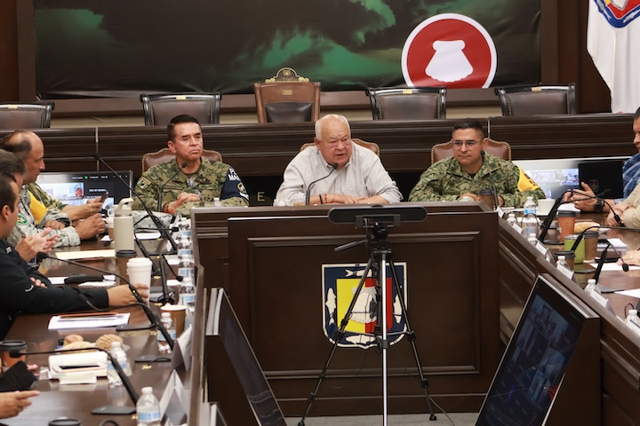 Sesiona el Consejo Estatal de Protección Civil por “Alvin”