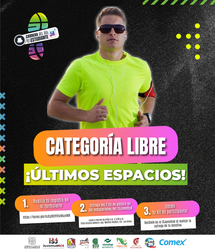 Últimos días para las inscripciones de la carrera atlética por el Día del Estudiante 5K