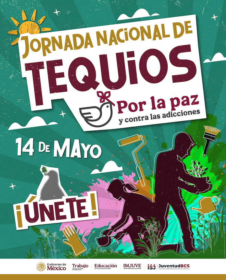 Se suma ISJUVENTUD a la Jornada Nacional de Tequios con la rehabilitación del parque “Las Arboledas”