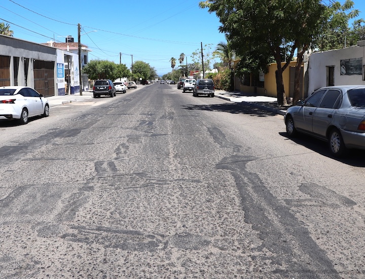 Continuará Gobierno de BCS con trabajos de pavimentación en beneficio de la ciudadanía