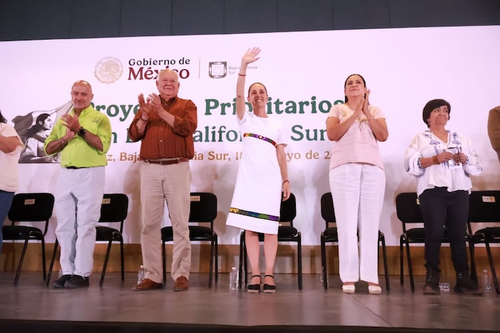 Anuncia la presidenta Sheinbaum fuerte respaldo a BCS