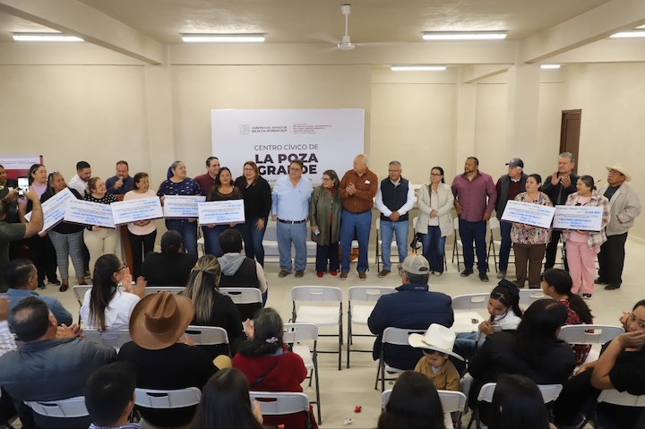 Entrega Castro Cosío, dos nuevos Centros Cívicos en Comondú con inversión de 16 mdp