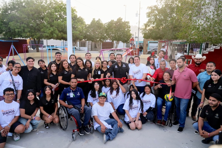 Encabeza Christian Agúndez reinauguración del parque San Judas Tadeo en San José Viejo