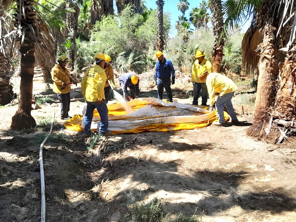 Reciben brigadistas de Santiago y Boca de la Sierra un taller para la atención de incendios forestales