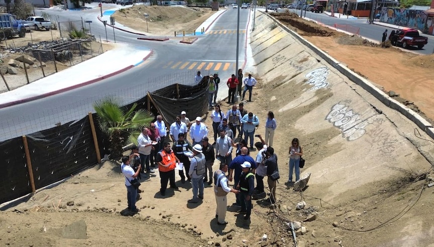 Supervisan autoridades de los tres órdenes de gobierno, obra de construcción de gasolinera en Los Cabos