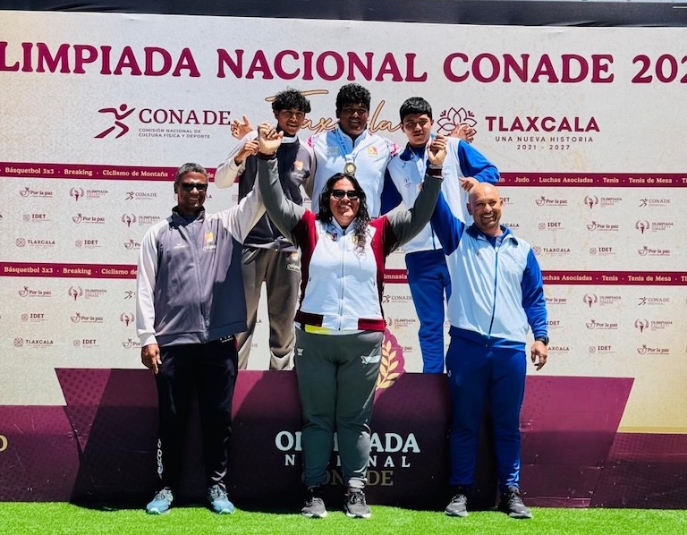 Atletismo gana dos oros en la Olimpiada Nacional de Tlaxcala 2025