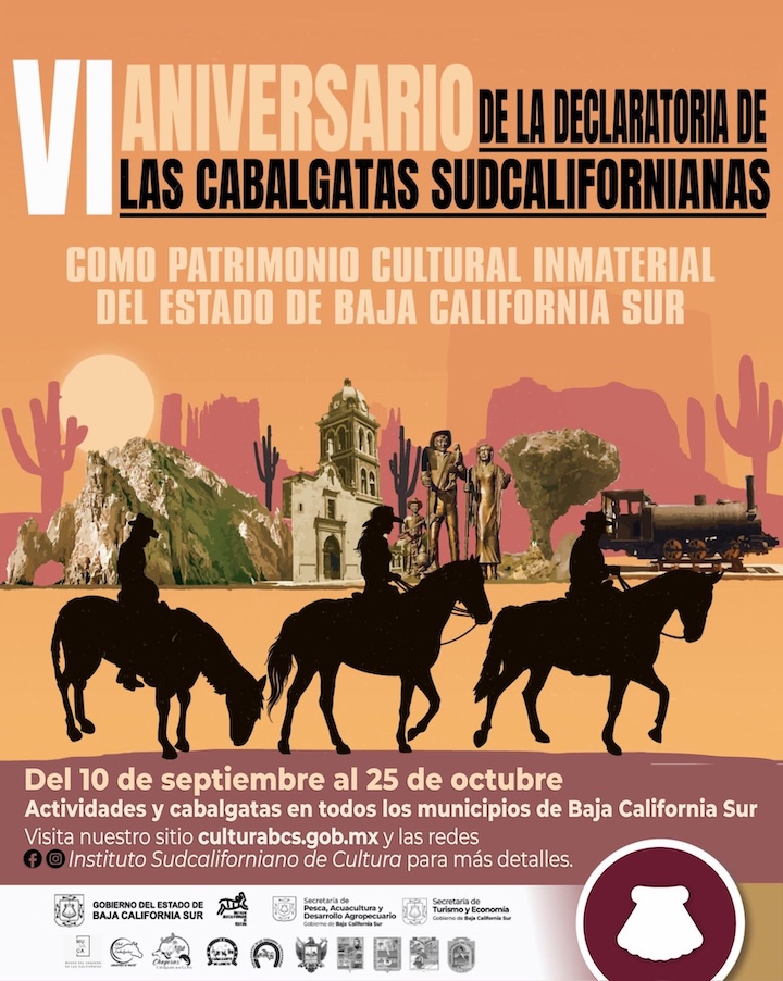 Las cabalgatas son patrimonio cultural en Baja California Sur: ISC