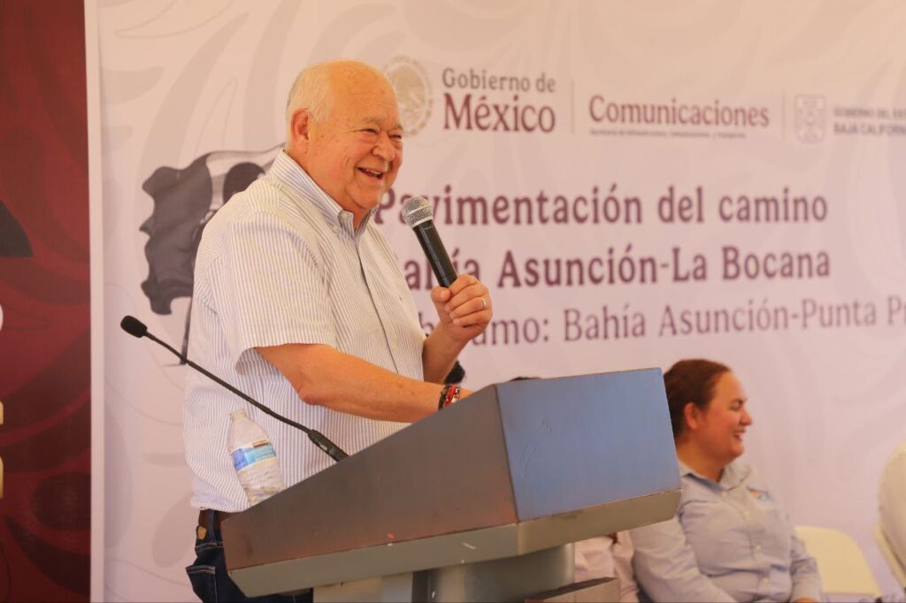 Inicia pavimentación de la carretera Bahía Asunción-Punta Prieta con inversión de más de 140 mdp