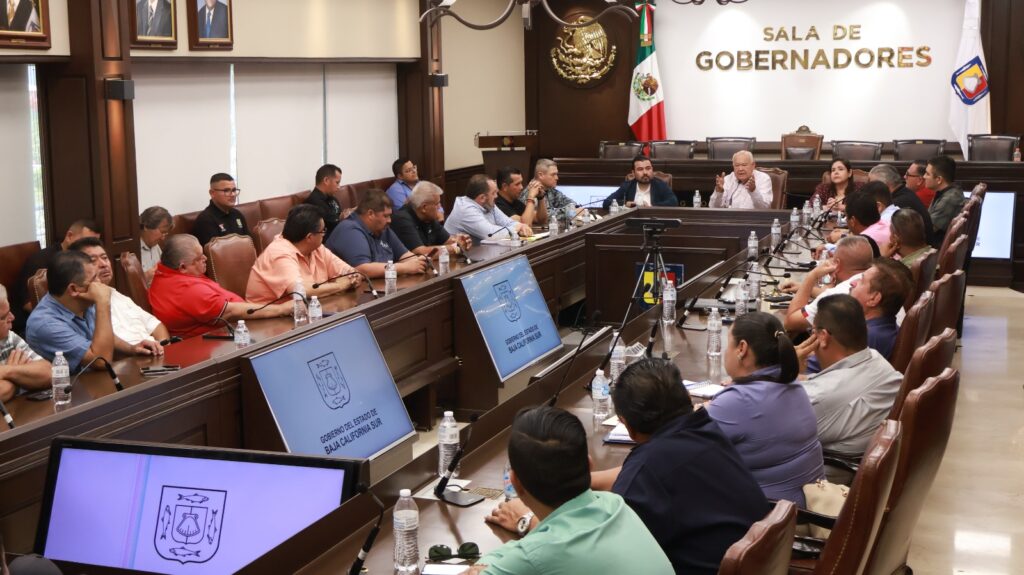 Sostiene gobernador de BCS el diálogo con transportistas