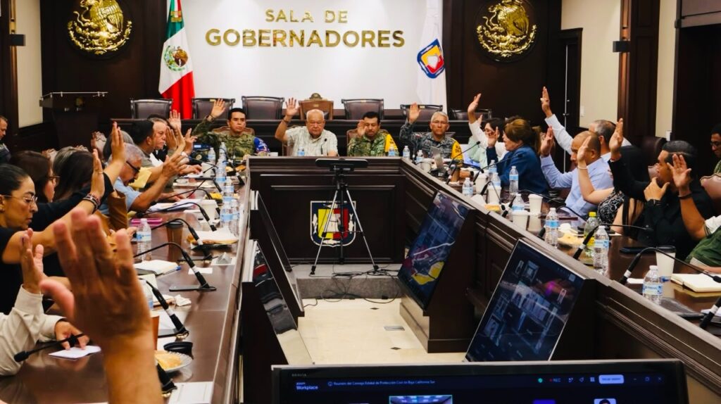 Sesiona Comité Estatal de Protección Civil; sin afectaciones por lluvias y fuertes vientos