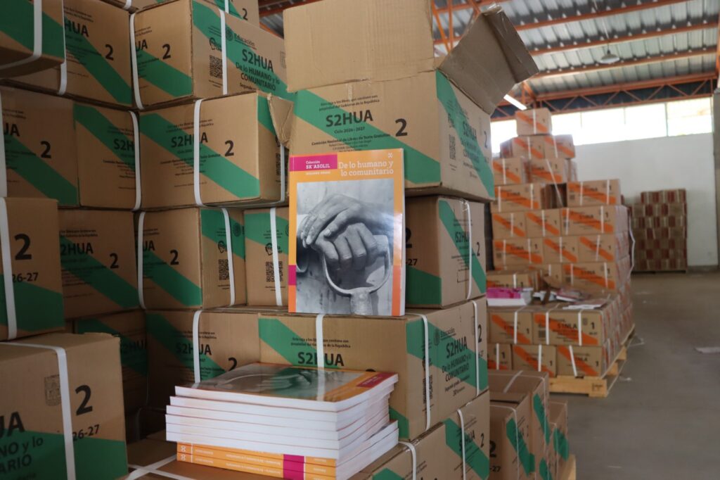 Concluirá SEP distribución de más de un millón de libros de texto gratuitos para el ciclo 2026-2027