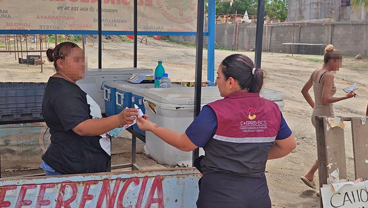 Mantiene COEPRIS suspensión de venta de alimentos en vía pública de Cabo San Lucas y San José del Cabo