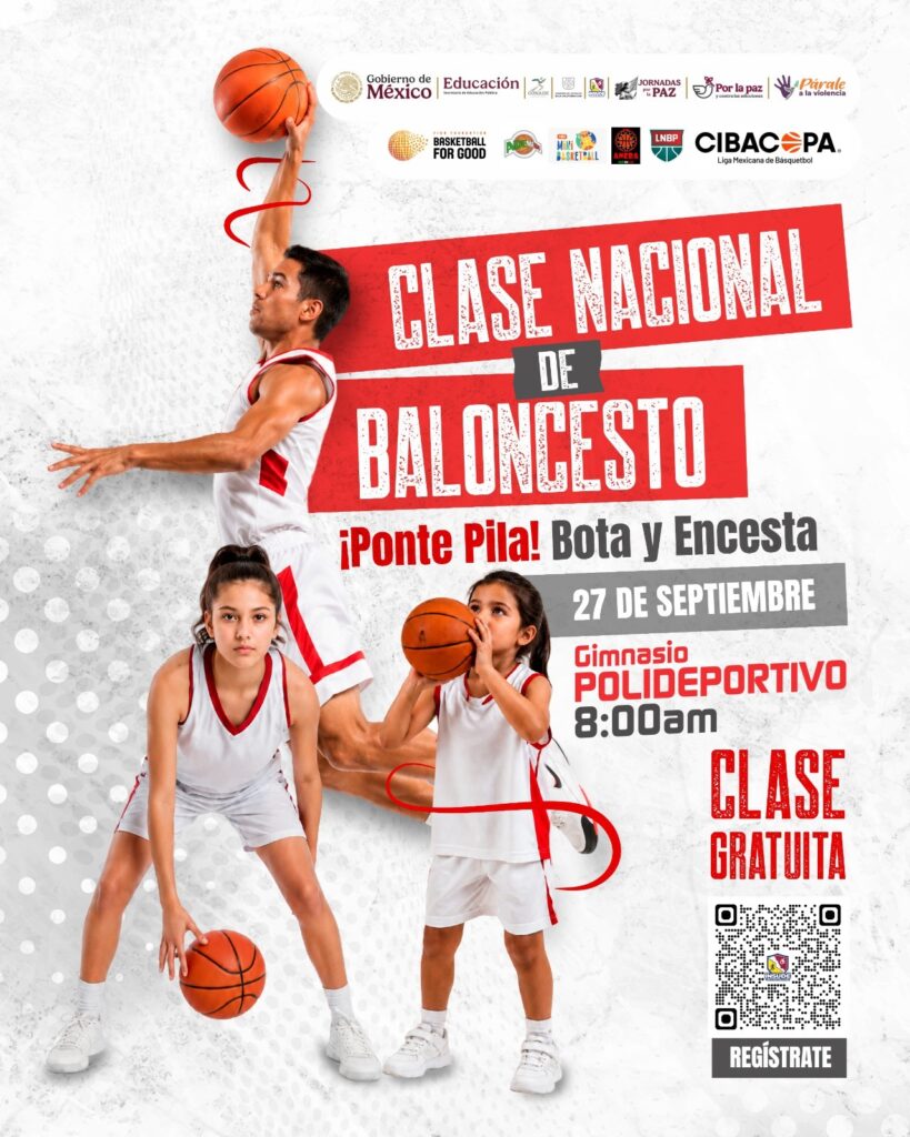 BCS se suma a la Clase Nacional de Baloncesto del programa Ponte Pila